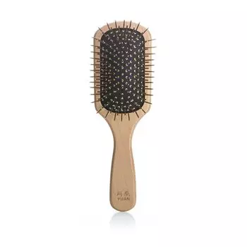 Paddle Golden 24K Scalp Красивая блестящая щетка Ahara/YUAN, расческа, покрытая, расческа, роскошь, волосы,