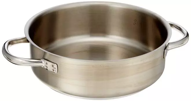 PADERNO Outer pot stainless steel Italy ASTF324 (без крышки) 1009-24 18-10 серебряный