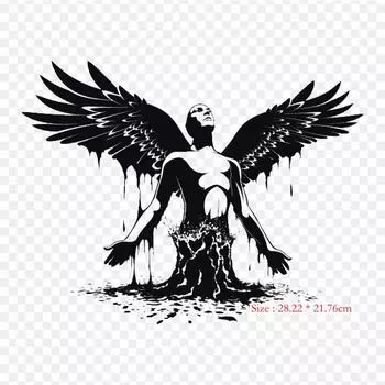 Падший ангел Люцифер, термопереносная печать, виниловые нашивки, наклейки для одежды, аппликации «сделай сам», моющиеся нашивки