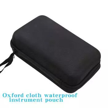 PAEKMETER Чехол для мультиметра Набор инструментов для мультиметра Холщовая сумка для хранения Утолщенная сумка из ткани Оксфорд чёрный