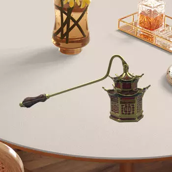 Pagoda Candlesnuffer Candle Extinguisher Уникальный декоративный инструмент для тушения свечей с длинной ручкой из металла