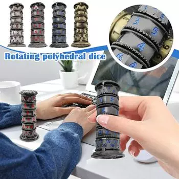 Пагода кости, металлические уникальные рулеточные кости для настольных игр на тему научной фантастики, войны, криминала One Size
