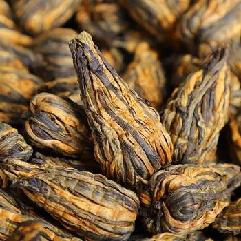 Пагода ручной работы Дяньхун Дянь Хун Китайский Юньнань Красный чай БАО ТА Черный чай 250г 250g/8.8oz