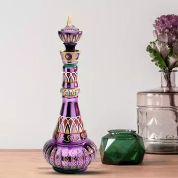 Пагода тыквы, модель из смолы, настольные поделки, имитация бутылки эльфа, орнамент, фиолетовая бутылка Джинни, бутылка джинна, украшение для дома и комнаты