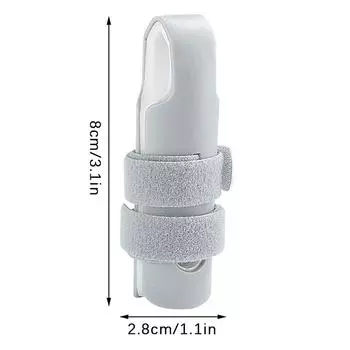 Pain Relief Trigger Finger Fixing Splint Straighten Brace Adjustable Sprain Dislocation Fracture Finger Splint Corrector Support 8*2.8cm