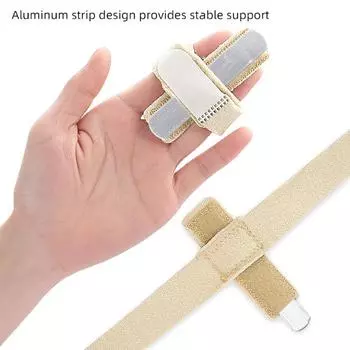 Pain Relief Trigger Finger Fixing Splint Straighten Brace Adjustable Sprain Dislocation Fracture Finger Splint Corrector Support чёрный