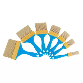 Paint Brushes Set 7Pcs Paintbrush Nylon Hair Multifunctional Chip Brush Stain for Watercolor
