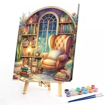 Paint By Numbers Kit On Canvas DIY Oil Art View Picture Home Wall Decor40x50cm A114