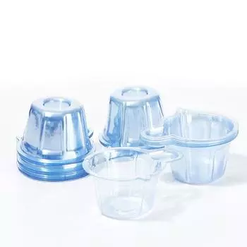 Paint DIY Epoxy Resin Plastic Transparent Palette Cup Liquid Container Mixing Tool Dispensing Cups 50Pcs