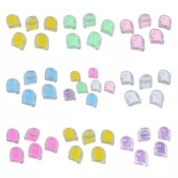 Painting Oil Acrylic Fashion DIY Handmade Materials Bowknot/Ghost Beads for Bracelet Necklace Making Loose Beads Cross Hole Beads 5pcs beads Bowknot зелёный