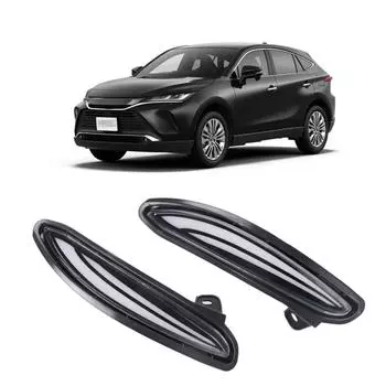 Pair 3 Color Daytime Running Light LED Front Fog For Toyota Venza Harrier 21-22