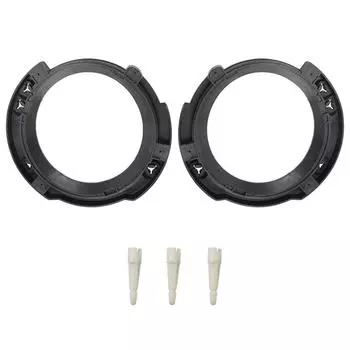 Pair 7 Headlight Mount Bracket Ring Bucket Base For Jeep Wrangler JK 2007-2018
