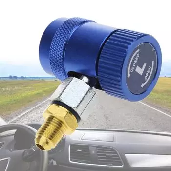 Пара кондиционеров воздуха быстроразъемное соединение адаптер высокого низкого коллектора R1234YF латунный манометр коллектора кондиционера