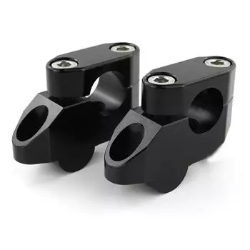 Pair Black For Honda CBF1000 Mount Extension Back Moved Up Handlebar Risers
