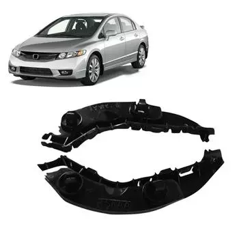 Pair Car Front Bumper Spacer Bracket Left +Right For Honda Civic 2006-2011 Sedan
