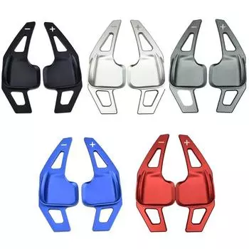 Pair Car Steering Wheel Paddle Extensions Shifter High Quality Aluminum Shift Paddles Kit For BMW 3 4 5 Series F10 F30 i8 чёрный