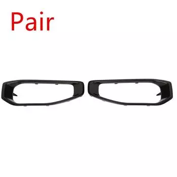 Pair For 18-23 Wrangler Jl Gladiator Fog Light Trim Bezel Applique Left Right Lh Rh 6Bu59Tzzaa 6Bu58Tzzaa