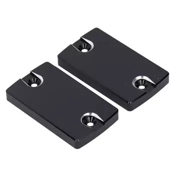 Pair of Front Brake Fluid Reservoir Cap Cover Left Right Fit for Suzuki Hayabusa GSX1300R GSX1400 чёрный
