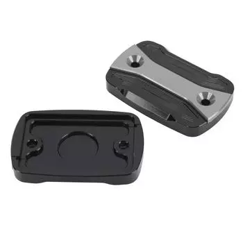 Pair of Motorcycle Brake Fluid Reservoir Cap Aluminium Alloy for XMAX 300 125 250 20172023 Dark серебряный