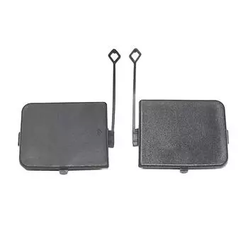 Pair Rear Bumper Tow Hook Cover Cap Primed For BMW E84 X1 2013-2015 Left & Right