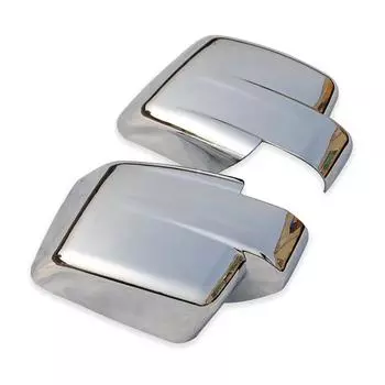 Pair Side Rearview Mirror Cover Cap For Dodge Nitro 2007-11 Jeep Liberty 2008-12