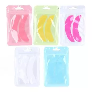 Пары накладок для наращивания ресниц под глазами, многоразовые силиконовые накладки для наращивания ресниц в форме полумесяца