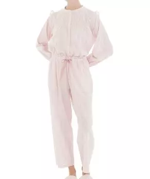 Pajama Cotton Cut Dobby Pink [Narue] Set, Pajamas, Women s, розовый