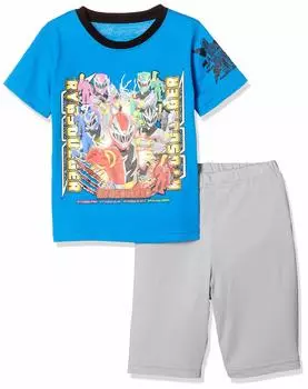 Пижама Kishiryu Sentai Ryusoulger с коротким рукавом с игрушкой для мальчиков саксофон Япония 120 до японского размера [Bandai] (эквивалент 120)