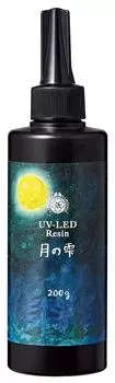 Pajico Resin Liquid Resin Moon Drops 200 г Прозрачный Сделано в Японии 403325 УФ-светодиод