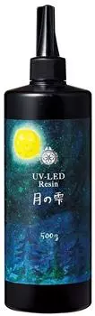 Pajico Resin Liquid Resin Moon Drops 500 г Прозрачный Сделано в Японии 403326 УФ-светодиод