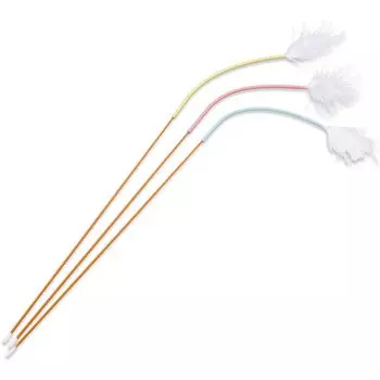 PAKESI Cat 3 Игрушка для кошек с мышкой 3 Силиконовая ультра-кошка никогда не избавится от недостатка упражнений и стресса Игрушка, детали, крылья, хвост, цвета, материал,