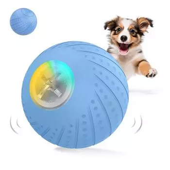 PAKESI Dog Dog Electric Glowing For Small and Medium Made of Natural USB Prevents Accidental Prevents Dogs from Lack of Blue Ball, Toy, Ball, Dogs, синий