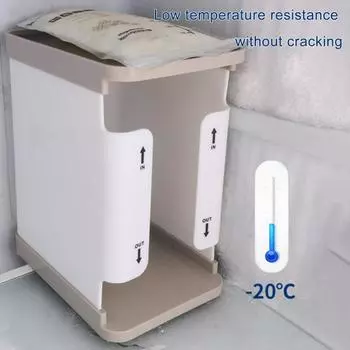 Пакет для хранения грудного молока Органайзер для заморозки Система хранения «первым пришел — первым ушел» Контейнер Запасные части Необходимость маркировки Дата Большая емкость Детское молоко белый