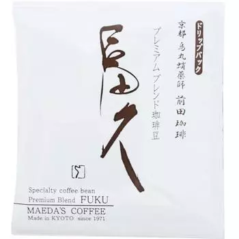 Пакет для кофе Maeda Coffee Premium Blend Drip Pack 10 г 20 шт. Fuku