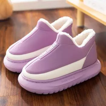 Теплая удобная обувь без каблука на плоской подошве, угги 36-37