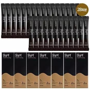 Пакет для повторного выкупа Seed B Seed Bee Water Dye Vegan Gray Grey Hair Dye Wine Brown 28 порций, 7 единиц