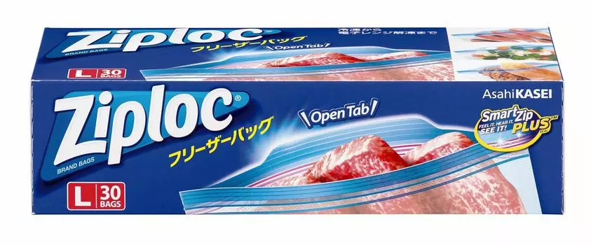 Пакет для заморозки Ziploc L 30 шт. синий