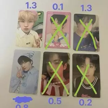 Пакет фотокарточек Ncitywish Yuushi