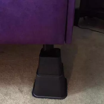 Пакет из 8 подъемников для ног дивана для мебели с подъемником для кроватей 3, 5 или, черный