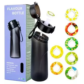 Пакет капсул со вкусом бутылки с водой | Аксессуары Бутылка для ароматизированной воды S Тартерный набор Вкусовые капсулы One Size чёрный