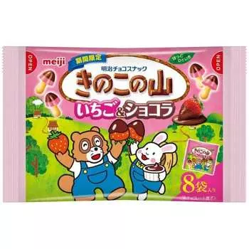 Пакет Meiji Kikonoyama Клубника и шоколад 96г Шоколад 1