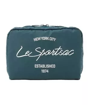 Пакет ОЧЕНЬ БОЛЬШОЙ ПРЯМОУГОЛЬНЫЙ Deep Lagoon Script Cosmetic [LeSportsac] [Официальный] COSMETIC/7121