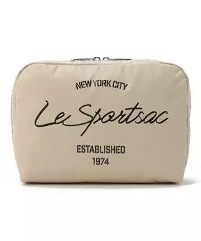 Пакет ОЧЕНЬ БОЛЬШОЙ ПРЯМОУГОЛЬНЫЙ Natural Script Cosmetic [LeSportsac] [Official] COSMETIC/7121