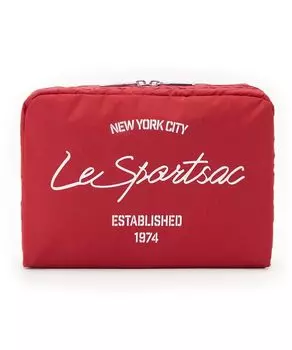 Пакет ОЧЕНЬ БОЛЬШОЙ ПРЯМОУГОЛЬНЫЙ Rosie Red Script Cosmetic [LeSportsac] [Official] COSMETIC/7121
