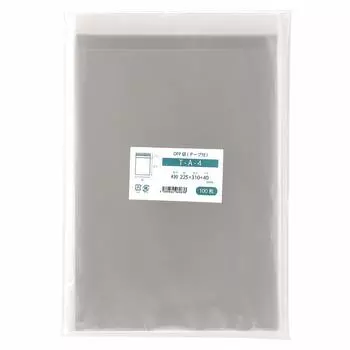 Пакет OPP A4 с клейкой лентой Внутренний прозрачный конверт 225x310 мм 1000 шт. TA-4