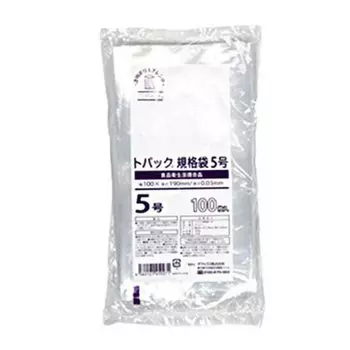 Пакет полиэтиленовый прозрачный высокопрочный для консервирования пищевых продуктов Ozax, стандартный пакет Topac 5, 100 шт.