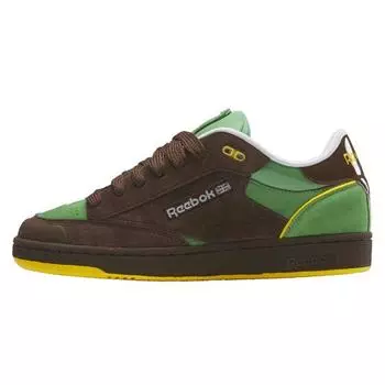 Пакет Reebok Club C Bulc Y2K — коричневые кроссовки унисекс губчато-зеленого цвета Always-Yellow 100074178 40.5