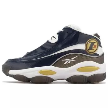Пакет Reebok The Answer DMX NCAA — кроссовки унисекс Джорджтауна, синие университетские, темно-синие туфли, белые HR1061 42.5