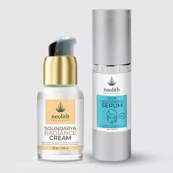 Пакет решений для восстановления кожи Neolith || Крем Saundarya Radiance 30 GM || Сыворотка для осветления кожи 30 мл || Комбинированный пакет 2 L белый