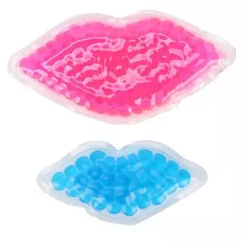 Пакет с гелем для губ с льдом, горячий, холодный, многоцелевой терапевтический пакет от зубной боли, головной боли, отека Blue Small Size